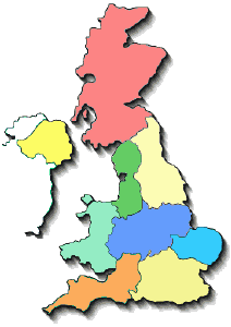 Flight experiences in the Southeast, Southwest, East Anglia, Midlands, Wales, Northeast, Northwest, Scotland, UK, Northern Ireland